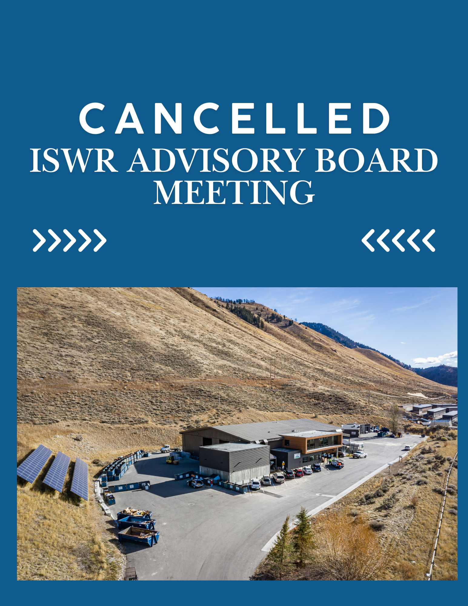 Cancelled Advisory Board Meeting