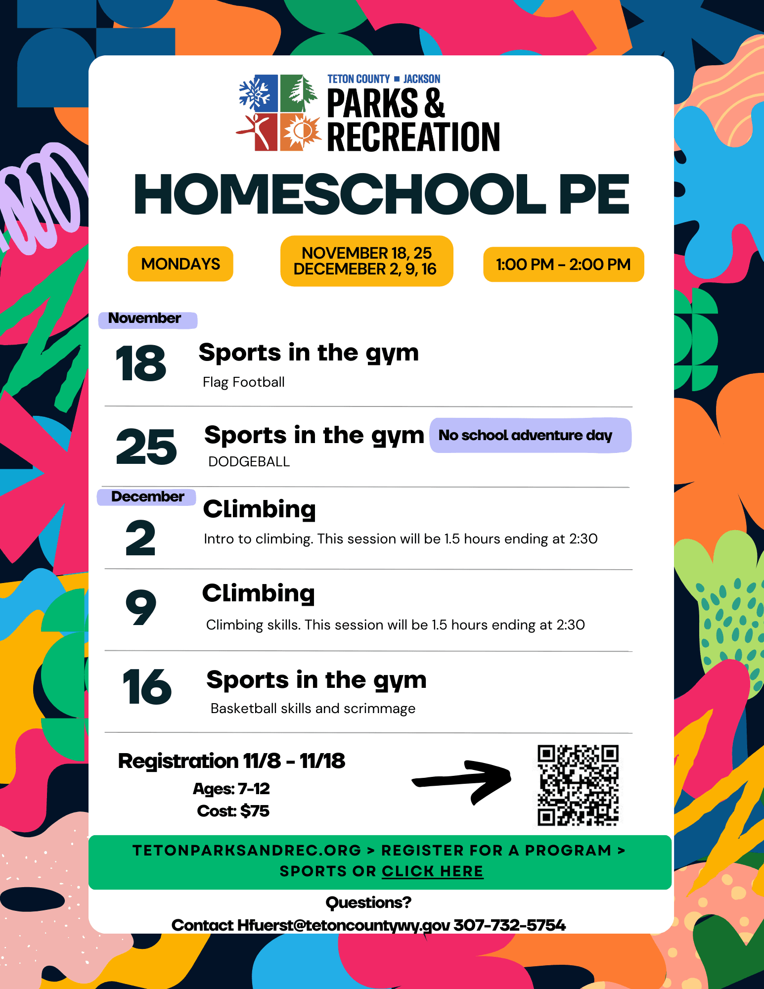 Homeschool PE - Winter 2024