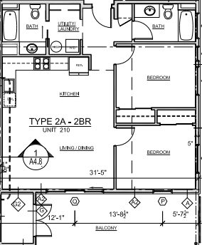 Grove Unit 210 Floor Plan